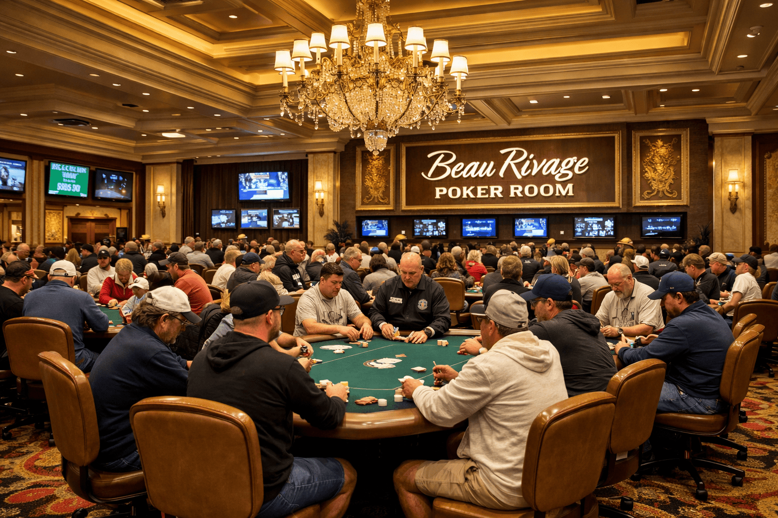 Les histoires étonnantes de la salle de poker Beau Rivage à Biloxi aux USA