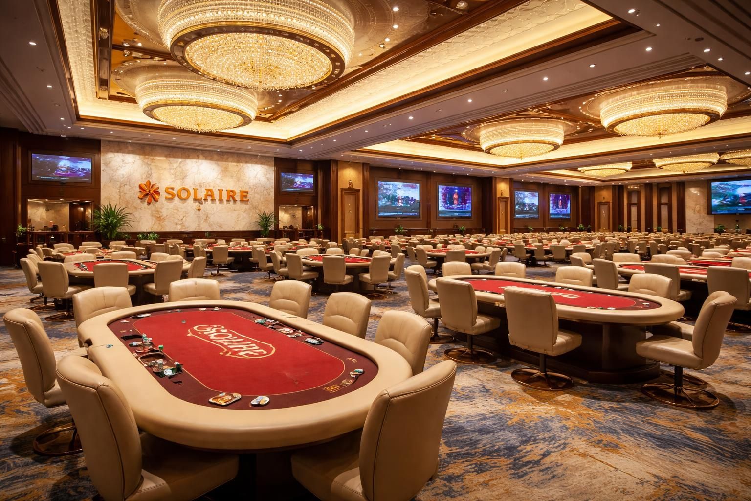 découvrez l'excitation de la salle de poker du solaire resort & casino à manille, philippines, un lieu incontournable pour les amateurs de poker et de divertissement haut de gamme.