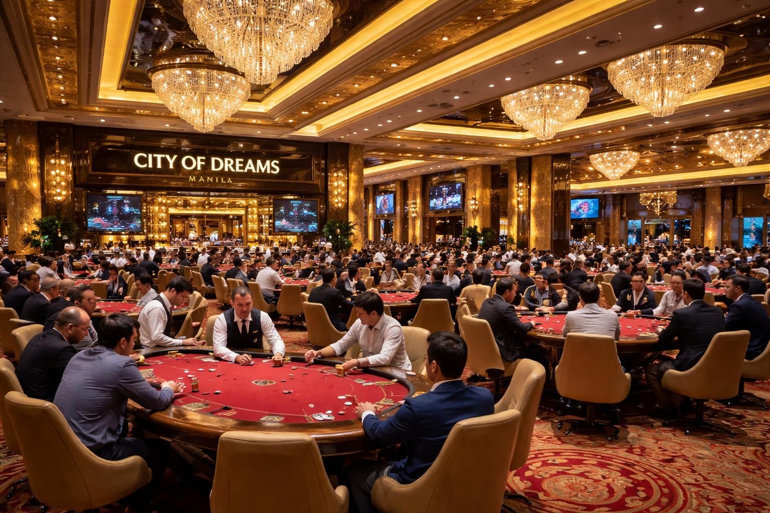 découvrez les secrets fascinants de la salle de poker city of dreams à manille et plongez dans l'ambiance unique de ce lieu emblématique.