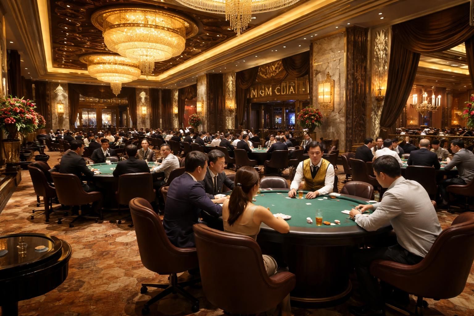 découvrez la salle de poker mgm cotai à macao, un paradis pour les amateurs de poker avec des tables luxueuses, une ambiance unique et des tournois passionnants.