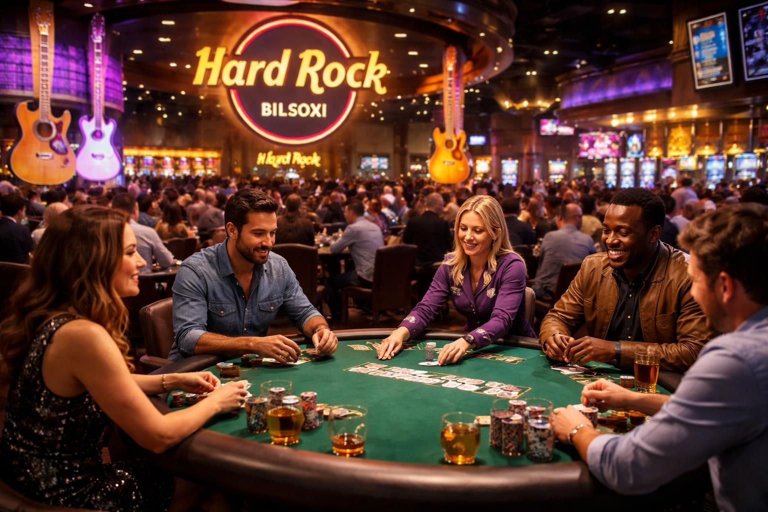 découvrez l'expérience unique de la salle de poker hard rock casino à biloxi, usa, alliant ambiance électrique, jeux de qualité et service exceptionnel pour les passionnés de poker.
