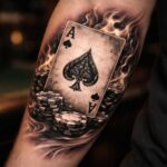 Tatouage de carte de poker et sa signification : l&rsquo;art de porter sa passion