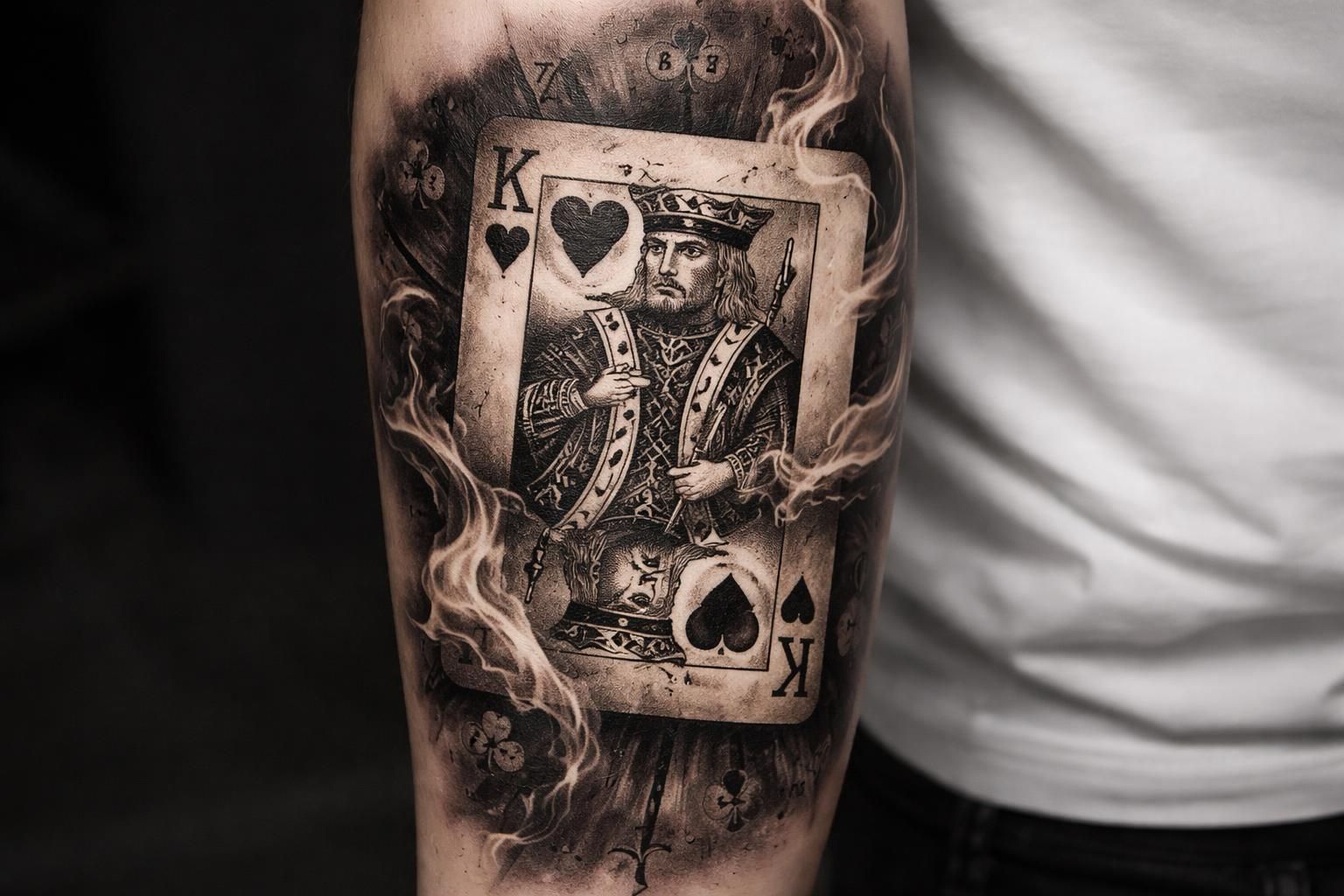 Tatouage de carte de poker et signification : les symboles cachés du jeu